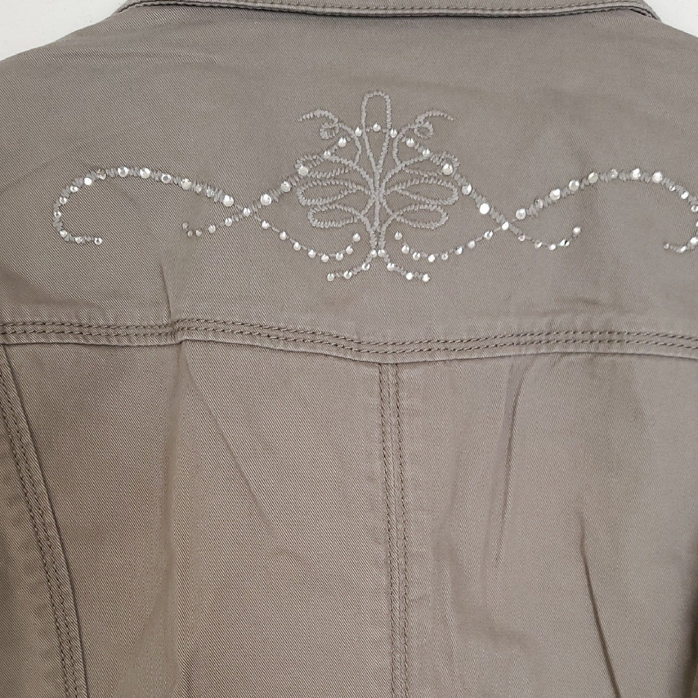Chico's Chelsea Pacie Jacket Granite Size 3 - Picture 13 of 17
